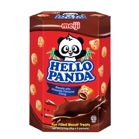 Meiji Hello Panda Biscuits - Chocolate (9 x 26g) 234g