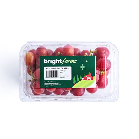 brightfarms Australia Seedless Red Grapes 500g