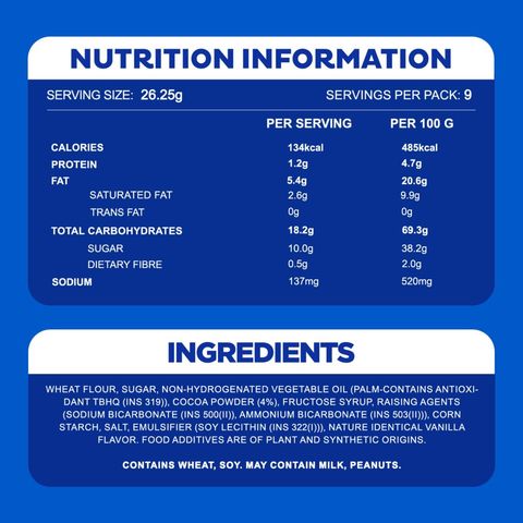 Oreo Vanilla Multipack Biscuits 236.25g