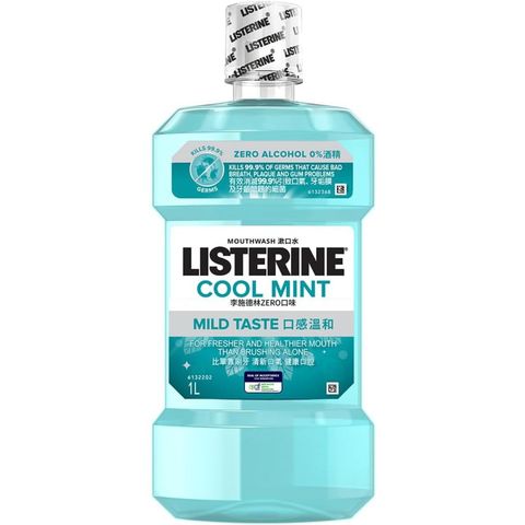 Listerine Non Alcohol Mouthwash - Cool Mint Zero 1L