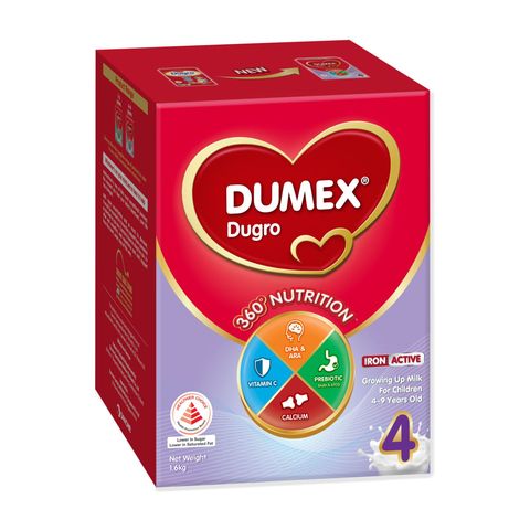 Dumex Dugro Stage 4 Growing Up Baby Milk Formula 1.6kg
