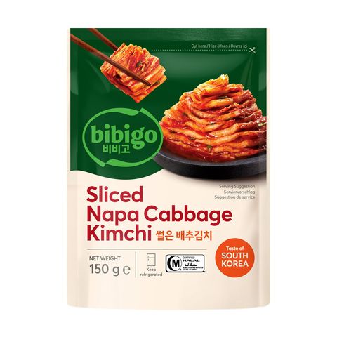 Cj Bibigo Sliced Napa Cabbage Kimchi Korean Banchan 150g