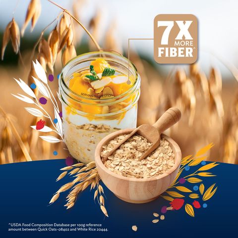 Quaker Whole Rolled Oats 5-minute Oatmeal 800g