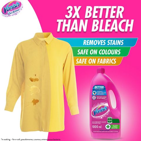 Vanish Liquid Laundry Fabric Stain Remover 1L