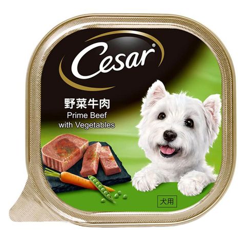 Cesar Prime Beef with Vegetables Canned Dog Wet Food 100g