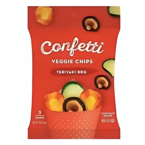 Confetti Snacks Lovely Veggie Chips Teriyaki BBQ 30g