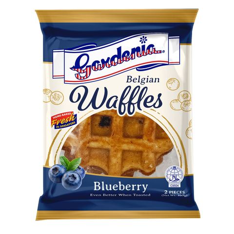 Gardenia Belgian Waffles (Blueberry) 100g