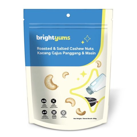 brightyums Roasted & Salted Cashew Nuts 150g