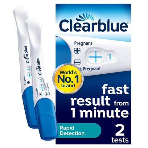 Clearblue Rapid Detection Pregnancy Test Result As Fast As 1 Minute 2 Pieces