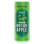 M&S Sparkling British Apple Spring Water 330ml
