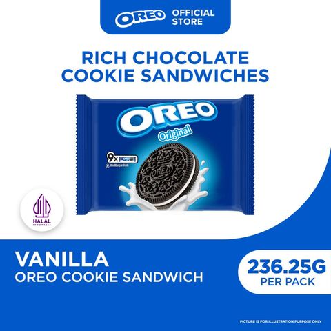 Oreo Vanilla Multipack Biscuits 236.25g