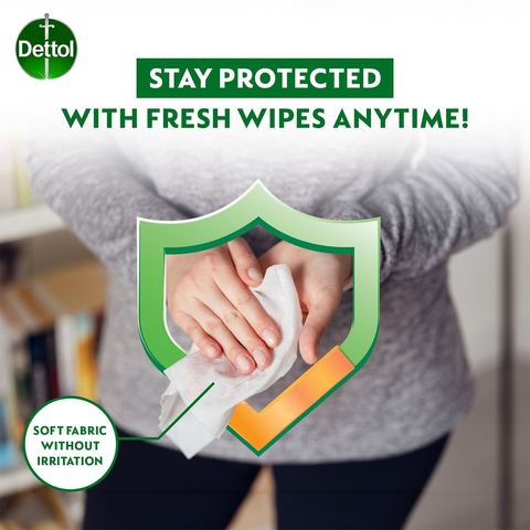 Dettol Sensitive Wet Wipes (Bundle of 3) 3 x 10 Pieces