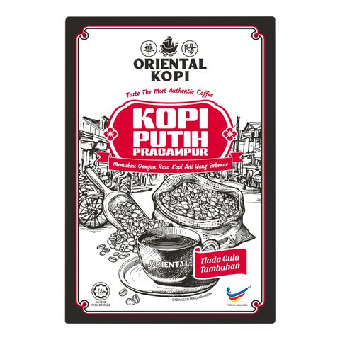 Oriental Kopi No Sugar Added White Coffee 10 x 32g