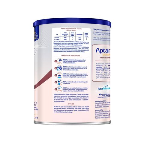 Aptamil Gold+ Stage 2 Follow on Milk Formula 900g