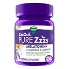 Vicks Zzzquil Pure Zzzs Melatonin Sleep Aid Gummies 24 Pieces