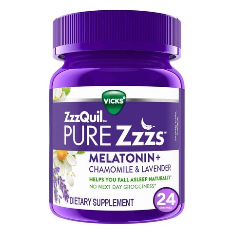 Vicks Zzzquil Pure Zzzs Melatonin Sleep Aid Gummies 24 Pieces