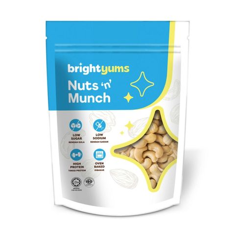 brightyums Roasted & Salted Cashew Nuts 400g