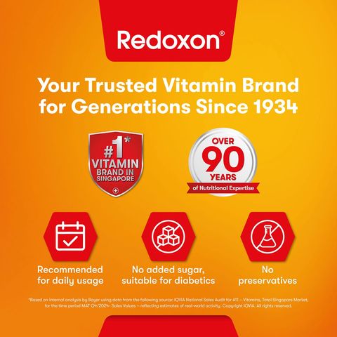 Redoxon Triple Action Immune Protector Orange Effervescent Tablets 45s