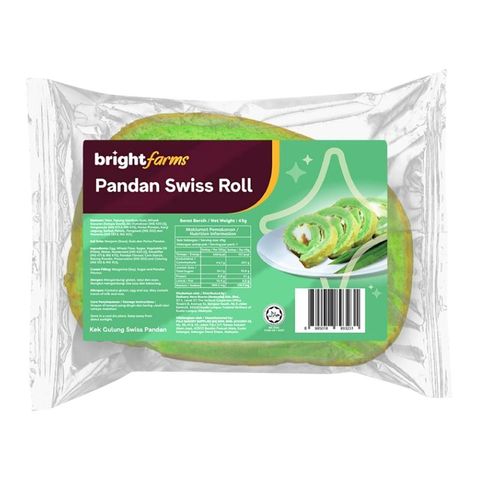 brightfarms Pandan Swiss Roll 45g