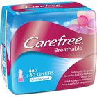 Carefree Breathable Unscented Panty Liners 40s