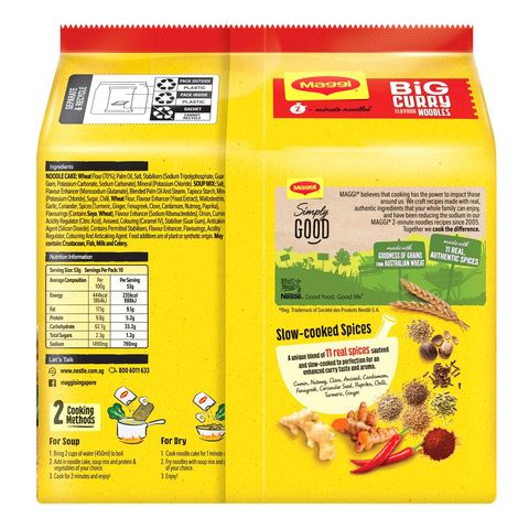 Maggi Big Noodles (Curry) 5pcs x 106g