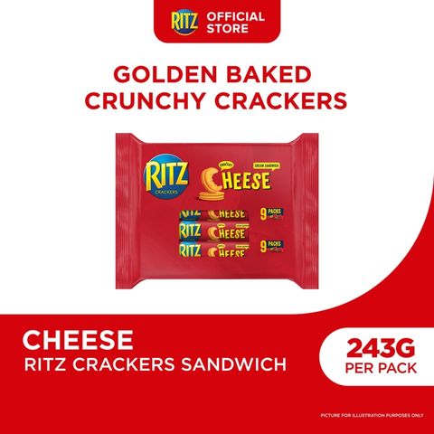 Ritz Cheese Cream Sandwich Biscuits Multipack 243g