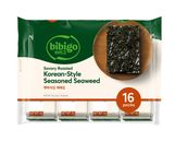 CJ Bibigo Savory Roasted Korean Seasoned Seaweed Snack 16 x 4g
