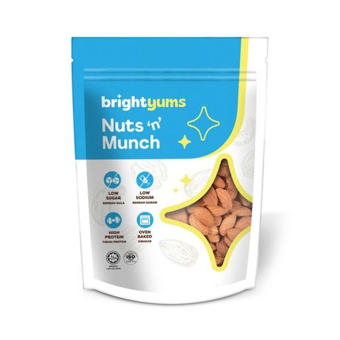 brightyums Roasted & Salted Almonds 400g