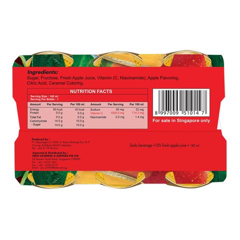 YOU-C1000 Vitamin Apple 6 x 140ml