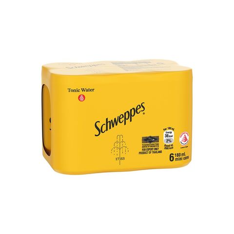 Schweppes Tonic Water Mini 6 x 180ml