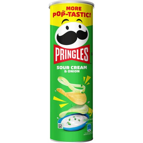 Pringles Sour Cream & Onion Potato Chips 134g