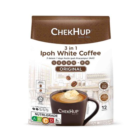 Chek Hup 3-in-1 Ipoh White Coffee (Original) 12 Sachets x 40g