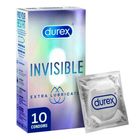 Durex Invisible Extra Lubricated Condoms - Thinnest 10s