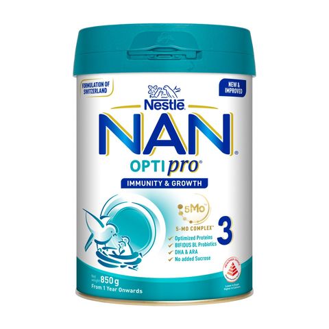 NAN Optipro 3 5MO Growing Up Milk Formula (from 12 Months) 850g