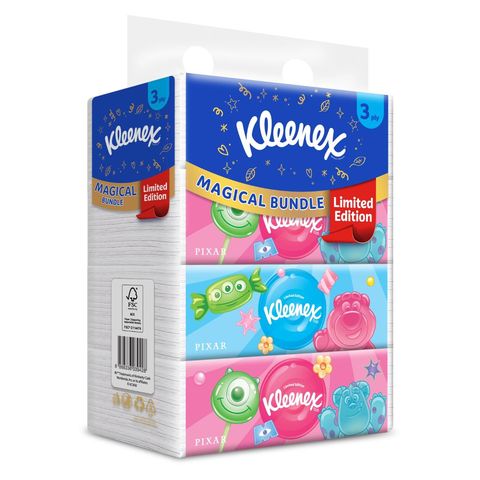 Kleenex 3Ply Disney Facial Tissue Soft Box 4 x 120s