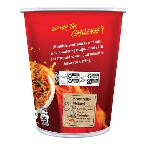 Maggi Hot Heads Cup (Spicy Curry) 59g