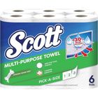 Scott Pick-A-Size Kitchen Towel 6 Rolls x 50s