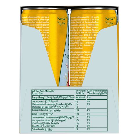 Maison Perrier Magnetic Juice Sparkling - Pineapple & Mango 4 x 250ml