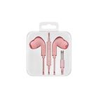Miniso Wired Earphones with 3.5mm Plug Model HF248 Pink 1 Unit