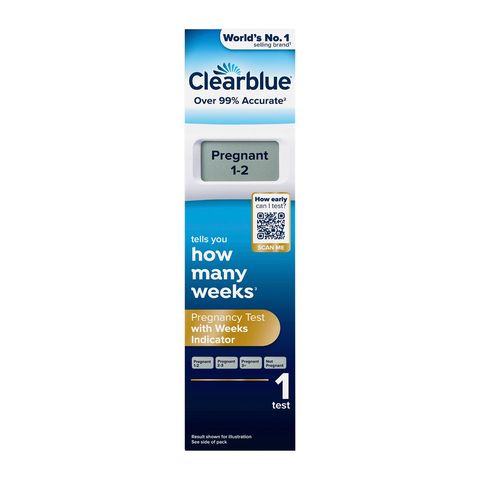 Clearblue Pregnancy Test with Weeks Indicator Digital Test 1 Piece