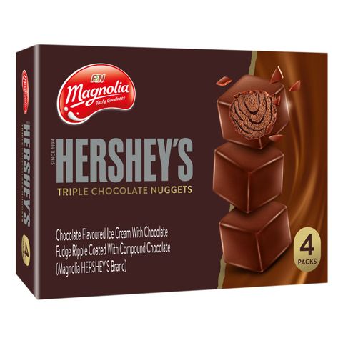 Magnolia Hershey’s Triple Chocolate Nuggets 4 x 45ml