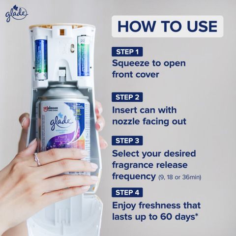Glade Automatic Spray Starter Kit - Sakura & Waterlily 269ml