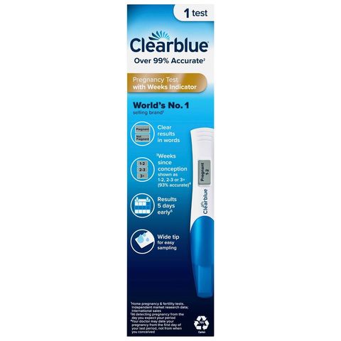 Clearblue Pregnancy Test with Weeks Indicator Digital Test 1 Piece