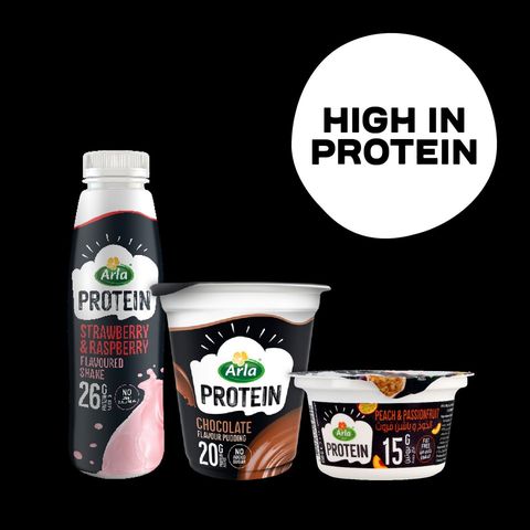 Arla Protein Strawberry Yoghurt Lactose Free 150g
