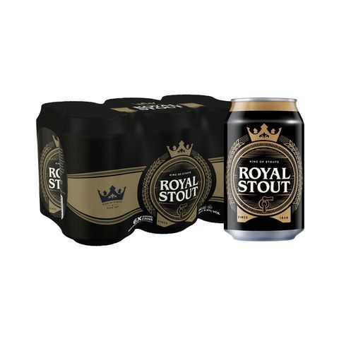 Danish Royal Stout Beer Can 6s x 320ml