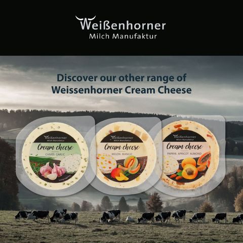 Weissenhorner Papaya Apricot Almond Cream Cheese 125g