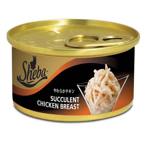 Sheba Succulent Chicken Breast Canned Cat Wet Food 85g