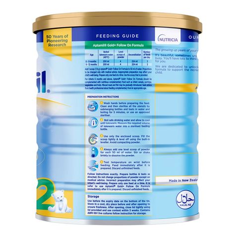 Aptamil Gold+ Stage 2 Follow on Milk Formula 900g