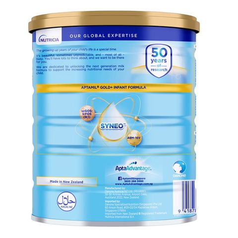 Aptamil Gold+ Stage 1 Infant Milk Formula 900g