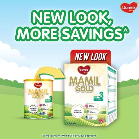 Dumex Mamil Gold Growing Up Formula Stage 3 Box 1.6kg